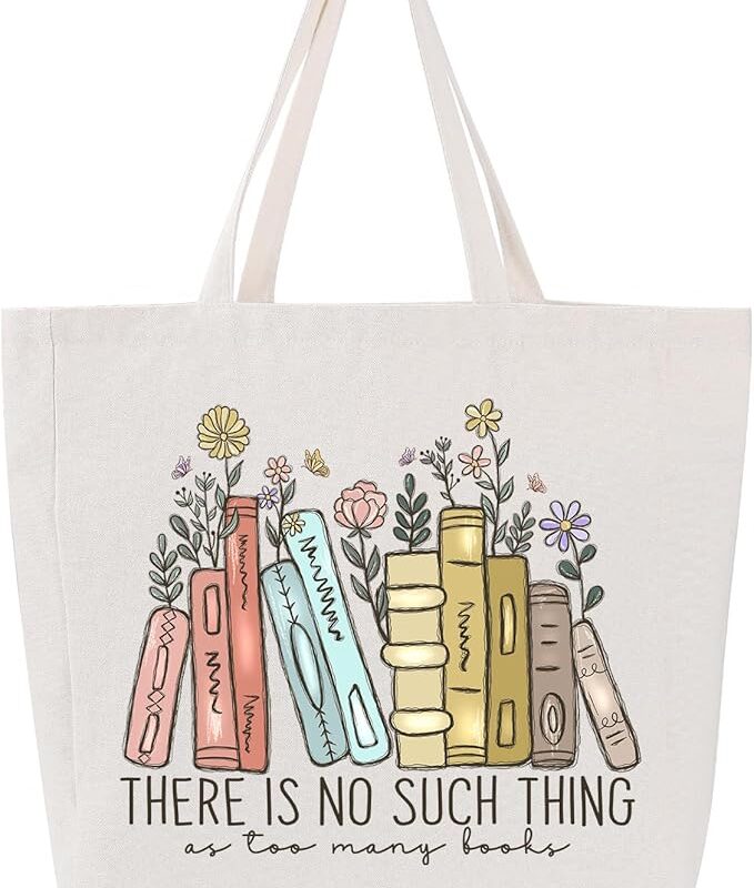 Book Lovers Canvas Tote